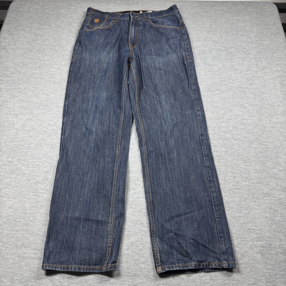 Rocawear Jeans Men 32x30 Blue Denim Regular Fit Hip Hop Streetwear Y2K Baggy